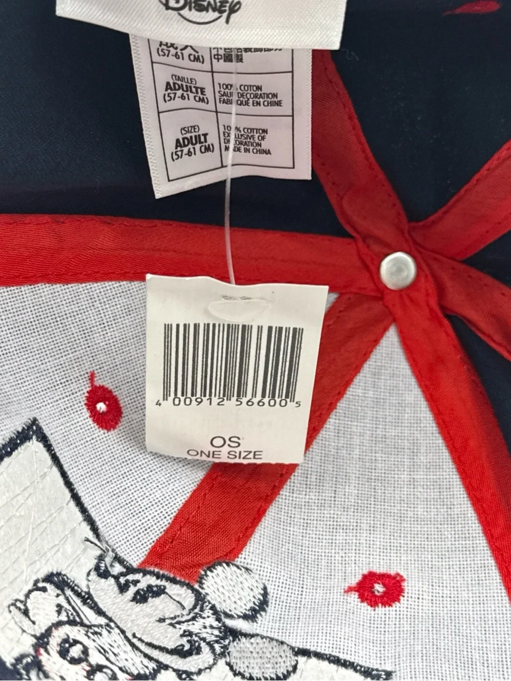 Disney Parks Epcot UK United Kingdom flag Mickey Hat 2002 NEW